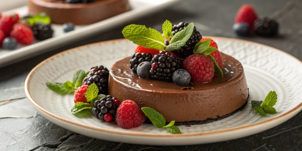 Chocolate avocado mousse